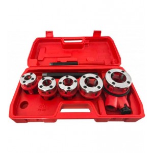 Thread cutting heads, set of 5 pcs.,3/8-1 1/4