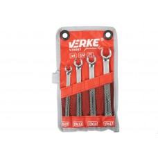 Wrench set, 4 pcs., (8-17MM), VERKE PREMIUM LINE V35007