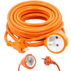 Extension cord 2x1,0mm2, 10m H05VV-F, VERKE V70100