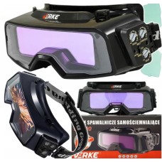 Welding safety goggles WITH AUTOMATIC SHUTTERING FILTER, VERKE, V75220 Items quantity 1 pcs 3875220