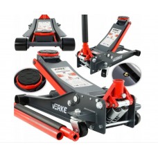 Домкрат подкатной двухцилиндровый гидравлический 3,5 т 75-500 мм , VERKE, PREMIUM LINE V80109