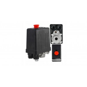 Регулятор давления для компрессора,250V ,20A,10 бар (145 Psi), 5-8 бар - 3-10 бар,1/4 