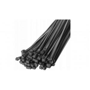 Набор стяжек  (хомутов) пластиковых черных 3,6x300 mm 100шт. VERKE V86305 Кол-во предметов 100 шт 3886405