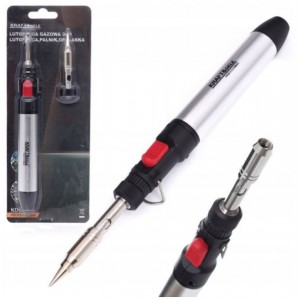 Мини газовый паяльник 25-80 Вт 15 мл., Kraft&Dele, KD1499