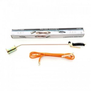 Кровельная газовая горелка , 60мм, 3м, Размеры диффузоров в комплекте: 13, 14, 17 мм , Температура пламени: 1250~1850 °C, Расход газа: 140 г/ч KRAFT&DELE, KD10304