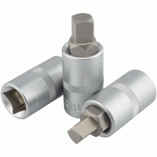 Socket with a square bit 1/2