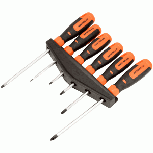 Hex rod type screwdriver set