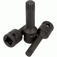 Impact bit socket Spline 1/2