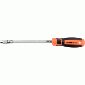 Flexible screwdriver for 1/4 