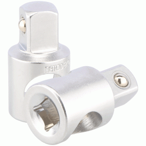 Socket adapter with hole A-B 3/8