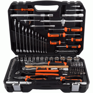 Professional tools set 101 items 1/4" DR 1/2" DR