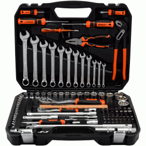 Professional tools set 105 items 1/4" DR 1/2" DR