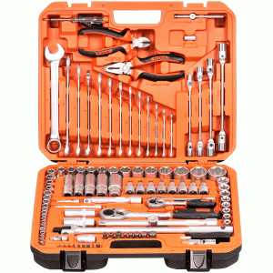 Professional tools set 108 items 1/4" DR 1/2" DR
