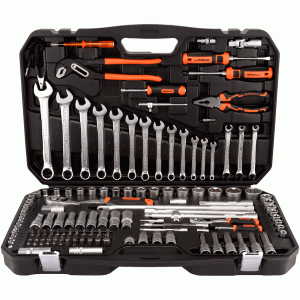 Professional tools set 139 items 1/4" DR 1/2" DR