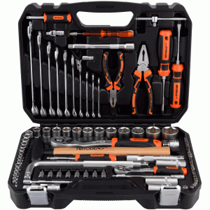 Professional tools set 98 items 1/4"DR 3/8"DR 1/2"DR