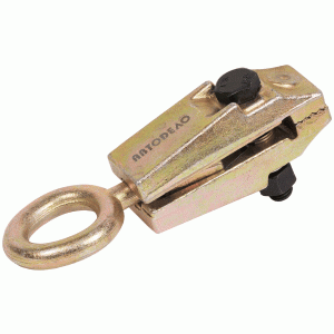 Car body repair pull clamp with one function
