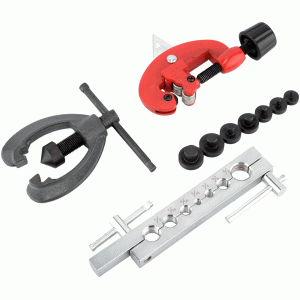 Pipe flaring tool kit