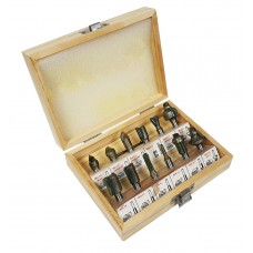 Фрезы по дереву, 12шт., SILVER