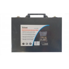 Set of drill bits for metal, concrete and wood 160pcs, SILVER