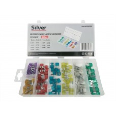 Auto drošinātāju komplekts / MINI / 140 gab., 3-30A, SILVER