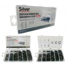 Набор наружных стопорных колец , 300 шт , SILVER