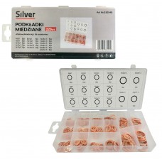 Набор медных уплотнителей (шайб) /220шт. SILVER