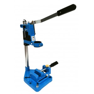 Drill stand with vise, SILVER