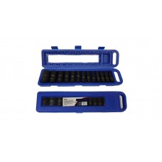 Impact sockets, set 1/2 13pcs. 10-32mm, SILVER, S10613