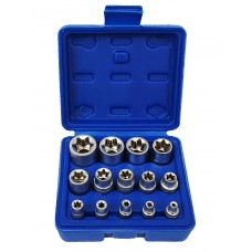 Set of TORX heads 14pcs, SILVER