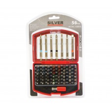 Uzgaļu komplekts 56 gab., SILVER