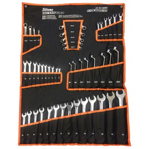 47pc combination wrench set. SILVER