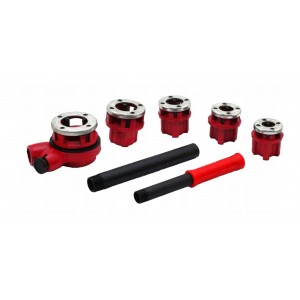 Threading heads, set of 8 pcs SILVER S10431