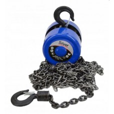 rokas ķēdes pacēlājs 1,0 t (2,5 m), SUDRABAIS S11190