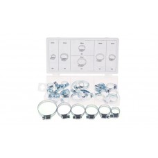 Set of clamps / o 8-18 mm 135 pcs. SILVER S11369