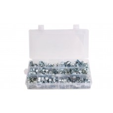 Set of clamps / o 8-18 mm 135 pcs. SILVER S11370