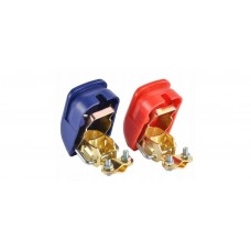 Akumulatora spaiļu komplekts ar skavu 2 gab. 35mm2 800A, sudrabs S11890