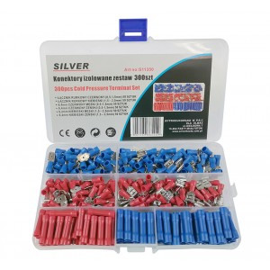 Set of insulated connectors 300pcs, SILVER