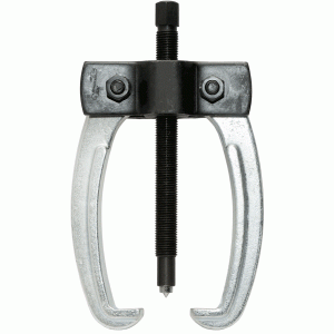 Swivel puller with crescent jaws