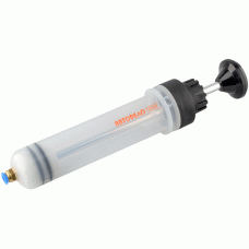 Transparent oil filler syringe