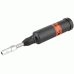 Grease gun with straight fittings