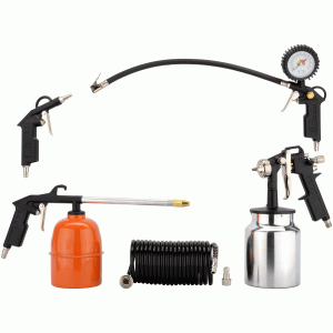 Air compressor spray kit