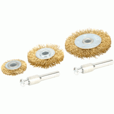 Flat drill brush set