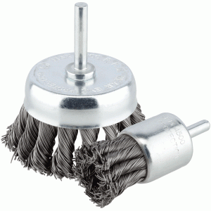 Twisted drill brush