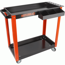 Open tool cart 2 shelves