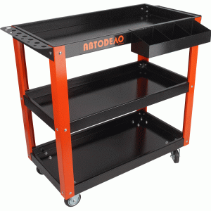 Open tool cart 3 shelves