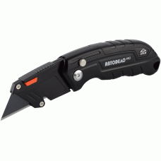 Folding knife with trapezoidal blade