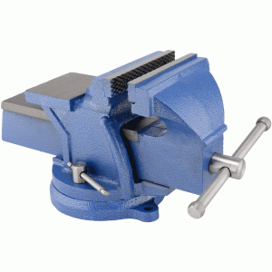 Turnable table vise