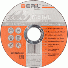 Metal cutting wheel
