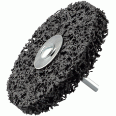 Coral scraping wheel for drill