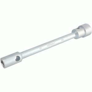 Wheel wrench double end type for threaded connector